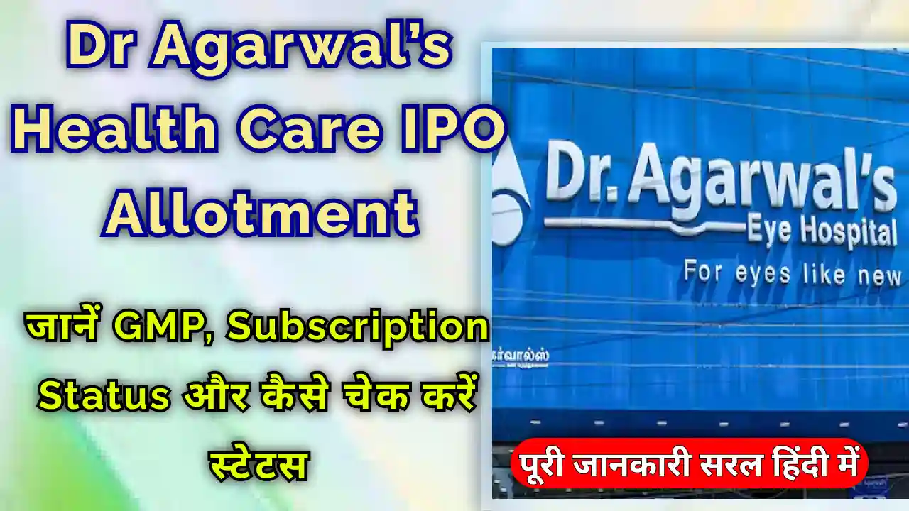 Dr Agarwal’s Health Care IPO Allotment Status Check Online